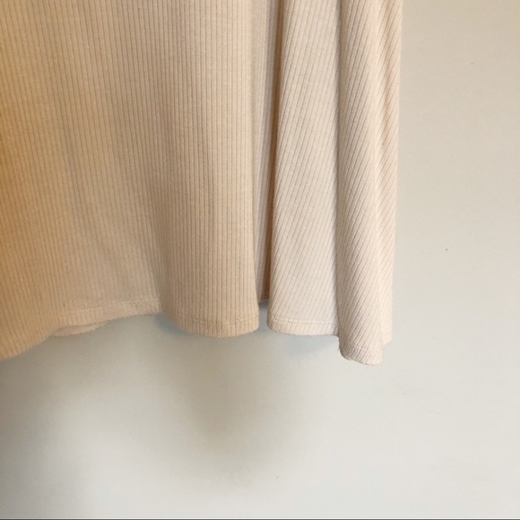 Forever 21 Ribbed T-Shirt Dress Cream - Picture 5 of 8